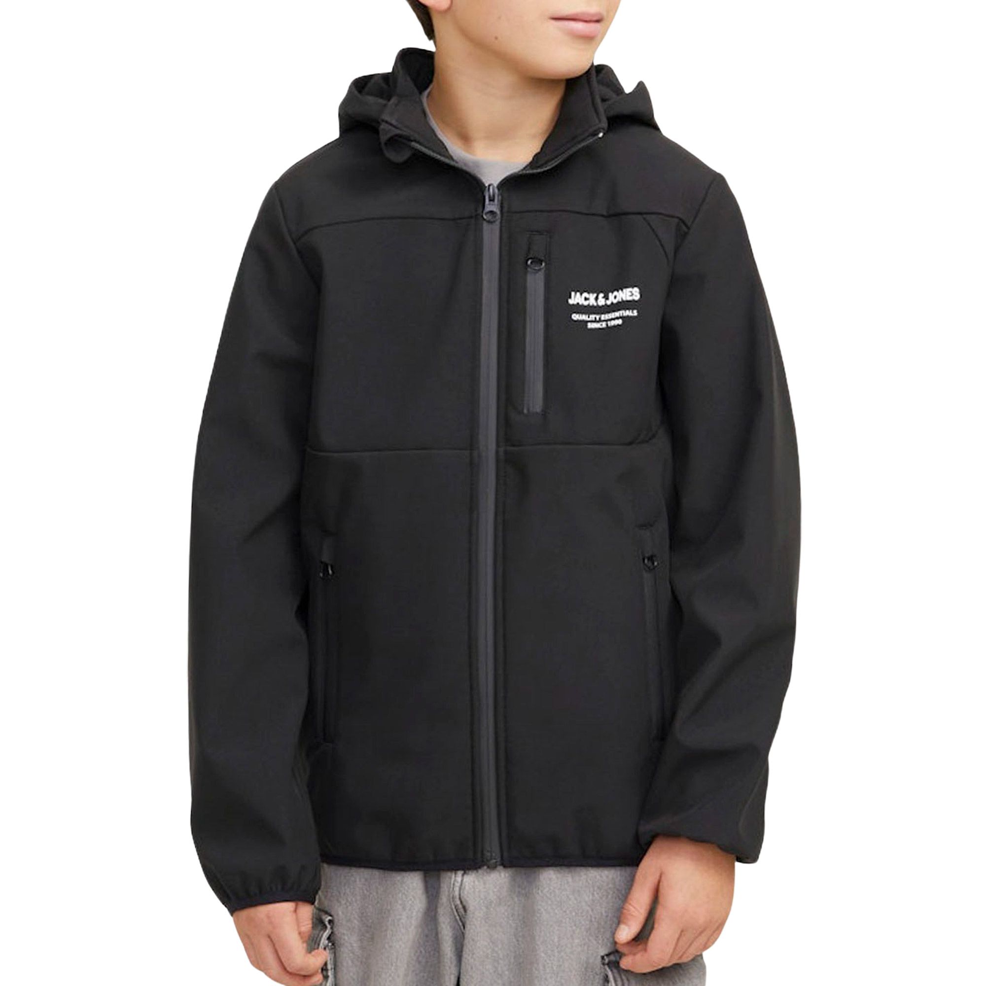 Jack & Jones Theo Hooded Softshell Jacket Junior | Plutosport